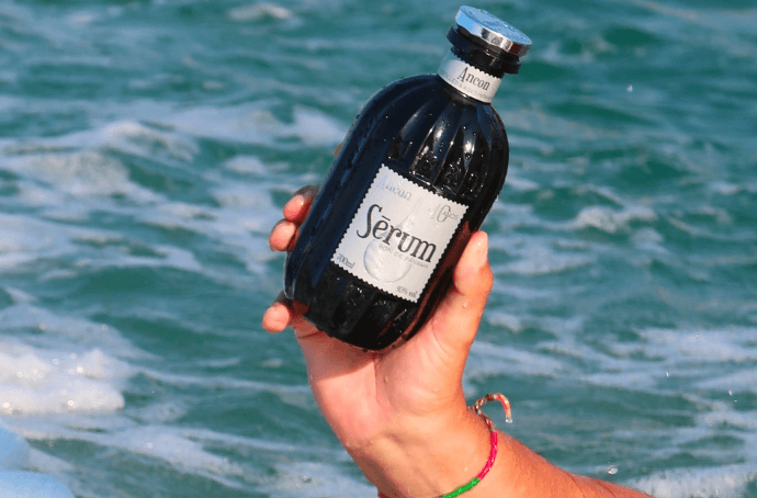 Rum Serum Ancon 10YO by the sea